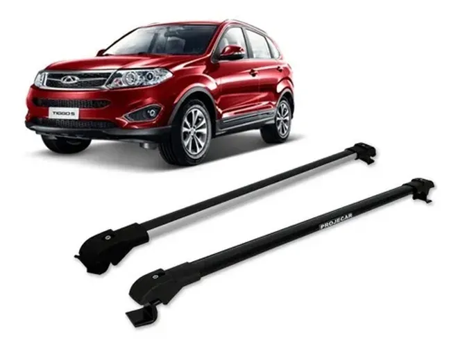 Travessa de Teto Chery Tiggo 5 - Slim Preto - AL8006