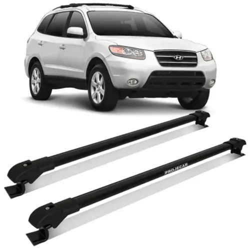 Travessa de Teto Hyundai Santa Fe 2013 - Slim Preto - AL1011