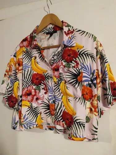 Cropped estampado M