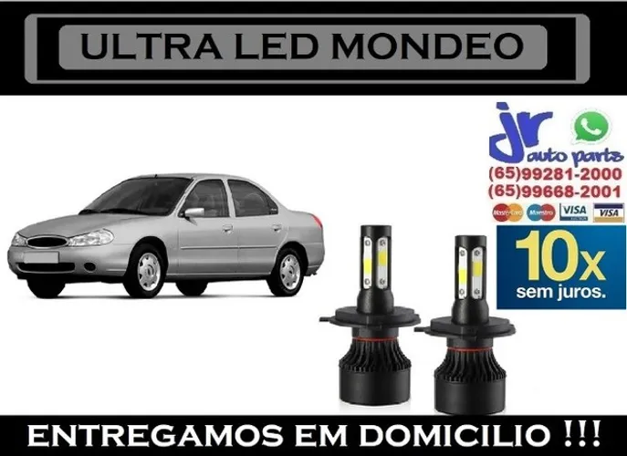 Lampada Ultra LED 4D (Alta e Baixa) Mondeo  6500K 12V 24V