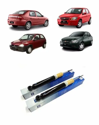 Par Amortecedores Traseiros Originais Gm Celta Classic Corsa 52054522