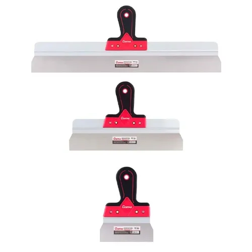 Kit Espátulas para Drywall e Gesso Aço Inox 6'' - 14'' - 24" 3 Peças Cortag