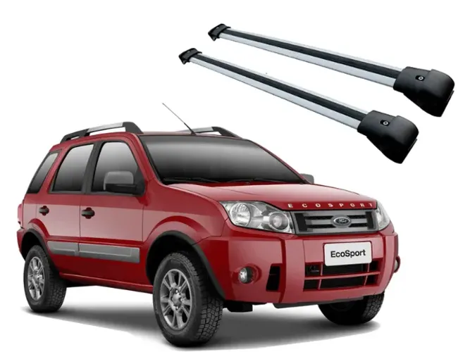 Travessa de Teto Ford Ecosport 2012 - Larga Prata - AL504