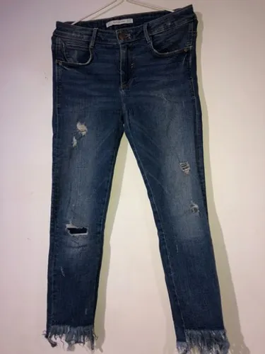 Calça jeans feminina skinny tam 36 Zara