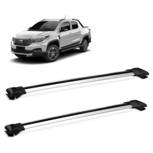 Travessa de Teto Fiat Strada CD 2019 - Slim Prata - AL237