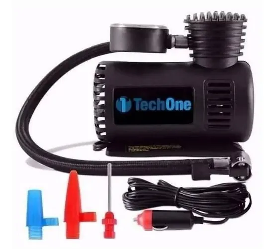 Mini Compressor Ar 300psi 12v P/ Pneu Carro Moto Bicicleta