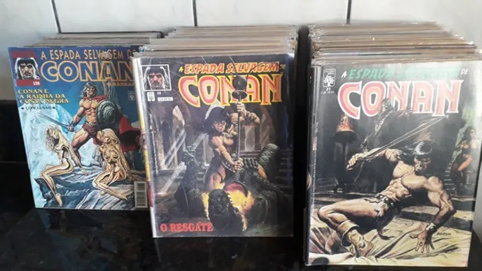 Gibi - A Espada Selvagem de Conan - 145 volumes - Ed.Abril