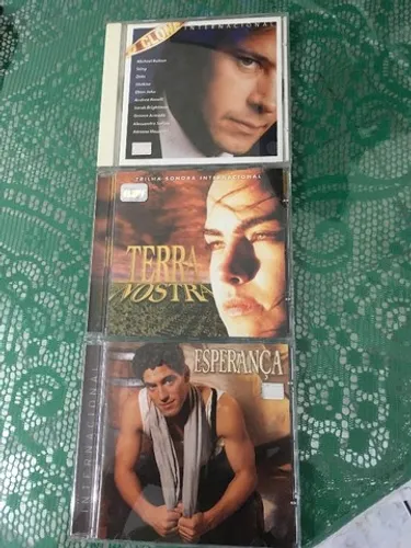 03 CDs de novelas Esperança, Terra Nostra e o Clone