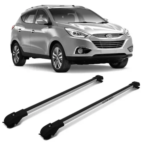Travessa de Teto Hyundai IX35 - Larga Prata - AL1010