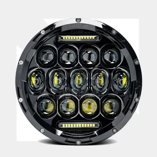 Farol Led 7 Polegadas Jeep Harley Moto