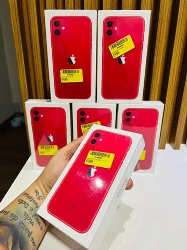 iPhone 11 red 128gb / aparelho lacrado / parcelo em até 36x 