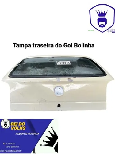 Tampa traseira do Gol Bolinha 