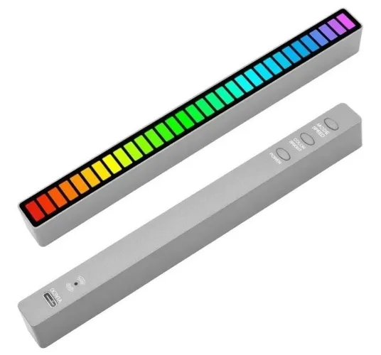 Led 18 Cores Áudio  Rgb Sound Control Rhythm Lights 32 Arduino Automação COD-AM526 