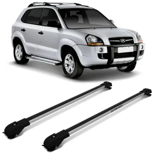 Travessa de Teto Hyundai Tucson 2016 - Slim Prata - AL1002