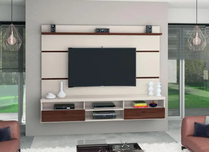 Maravilhoso Painel Suécia 1.80m + suporte TV ( 03 cores promoção ) Entrega Grátis