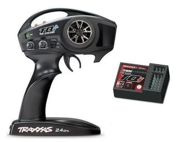 Rádio Controle Original Traxxas 2 Canais C/ Receptor Tsm P/ Automodelos - Zerado!