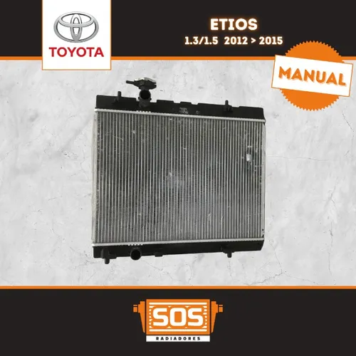 Radiador Toyota Etios (MAN) 2012/2015