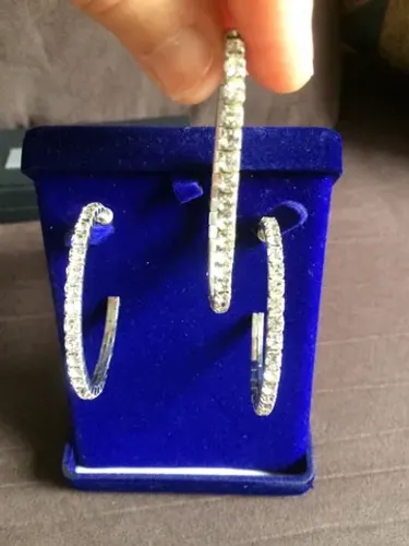 Conjunto de Strass - Brinco e Pulseira