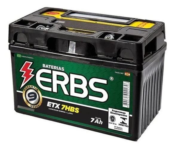 Bateria Erbs 8,6ah Etx 8,6bs Honda Cb 600 F Hornet