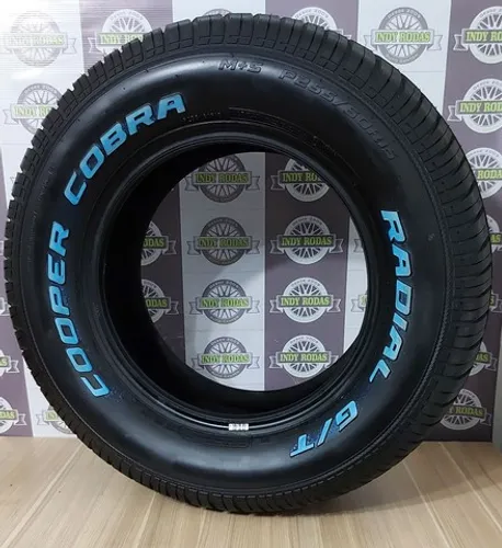Pneu Cooper Cobra,  Letra Branca, Carro antigo