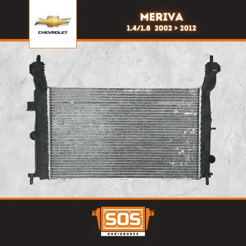 Radiador Chevrolet Meriva 2002/2012