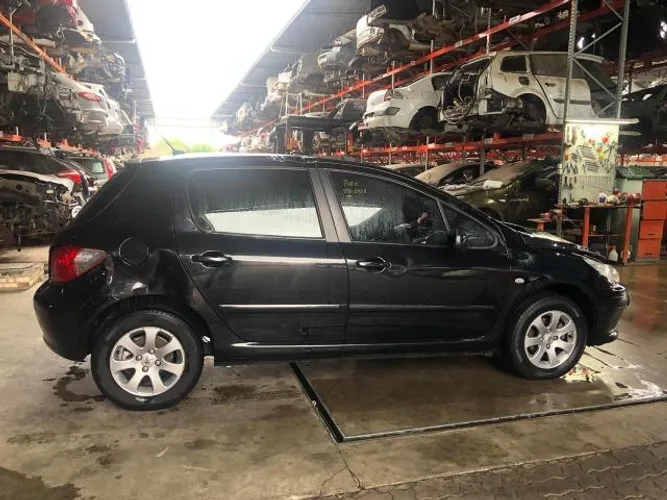 Peças usadas Peugeot 307 2007 2008 1.6 16v flex 113cv câmbio manual