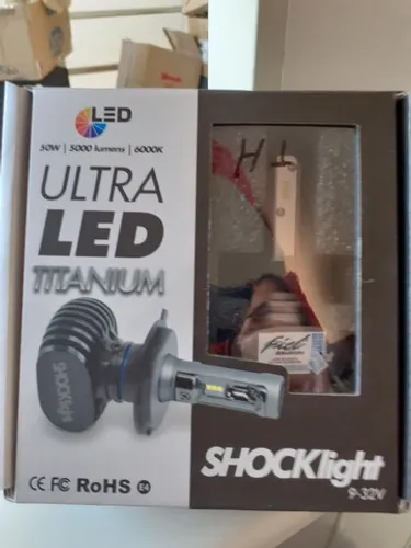 Lâmpada ultra led h1 nova garantia 1 ano instalado em seu carro