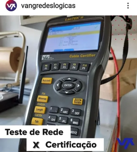 Certificação de rede cabeamento estruturado