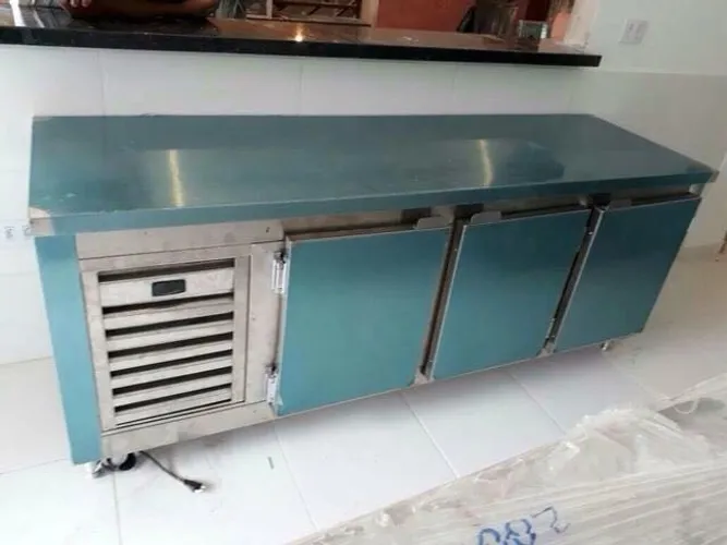 Balcão refrigerado em aco inox sob medida direto da fábrica