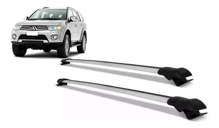 Travessa de Teto Mitsubishi Pajero Dakar - Slim Prata - AL3018