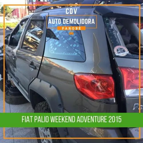 Sucata Palio Weekend Adventure 1.8 2015 Disponível para venda de peças