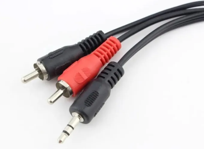 Cabos P2 Estéreo X 2 Rca 1,8 Metros Arduino Automação Robotica COD-CP436