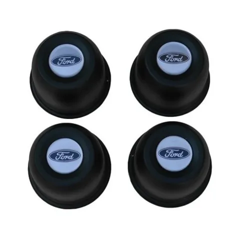 Calota Copinho Preta para Roda Ferro Mangels 11cm Furo Central F-1000 F-100 Jogo