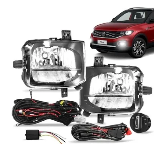 KIT FAROL AUXILIAR T-CROSS 2018 > DRL + PISCA