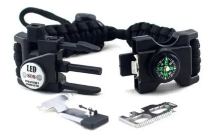 Bracelete Paracord 20x1, Paracord original ! Somente Preto !