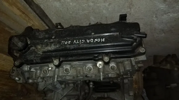 Motor parcial Honda City, 2012, flex, a base de troca.