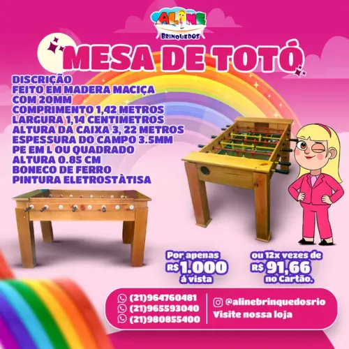 Totó profissional pebolim 