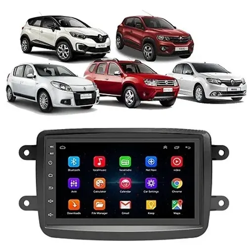 Multimídia Renault Duster / Captur / Logan / Sandero - Slim 7'' - Kronos KK5533