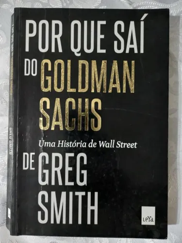 Livro por que sai do goldman sachs