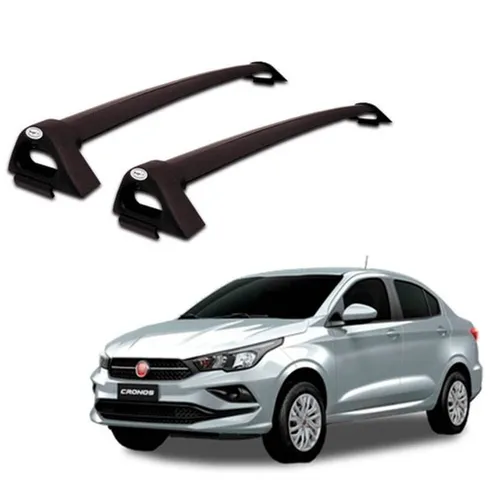 Rack Teto Fiat Argo Cronos - Preto ou Prata
