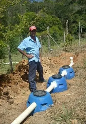 Bombona de 240 litros pra fazer fossa séptica