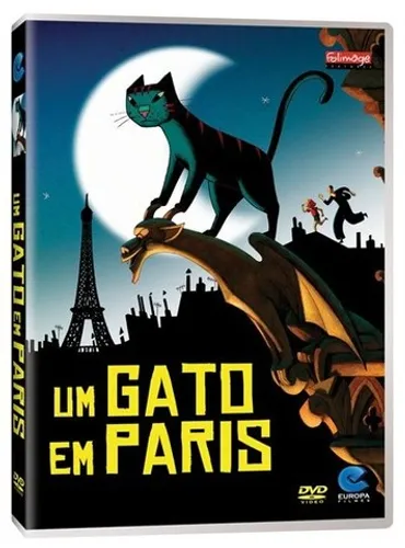 Dvd Um Gato Em Paris / Une vie de chat / Novo, original e lacrado!