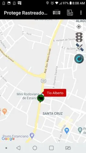 Rastreador 24 horas em tempo real monitoramento