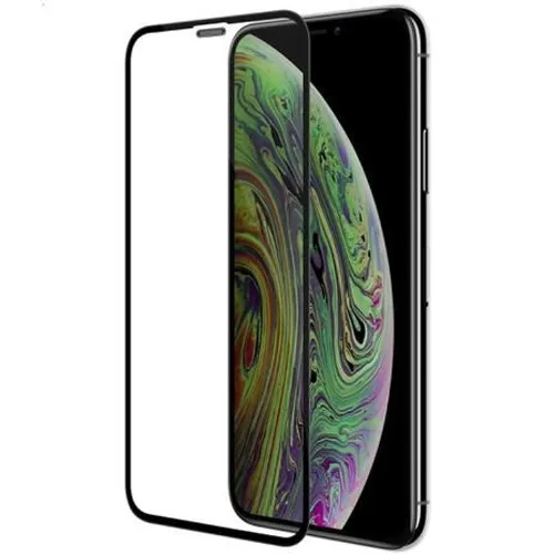 Película 3D de Vidro iPhone XR Universal Preto e Branco