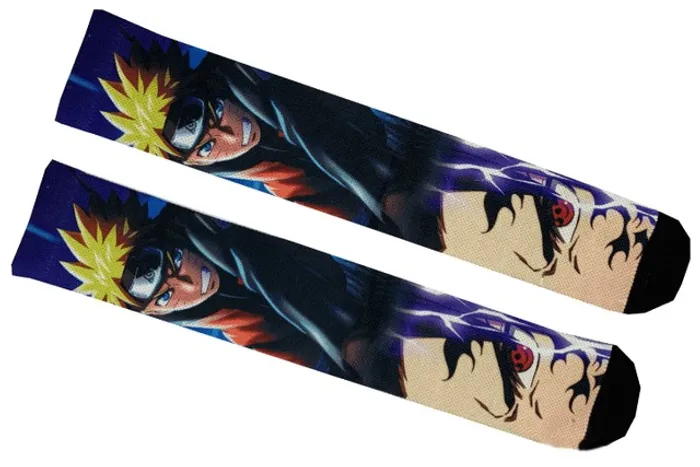 Meias Naruto Sasuke Anime Personalizadas 