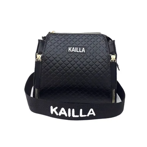 Bolsa Feminina Transversal Kailla Bags 3 Zíper