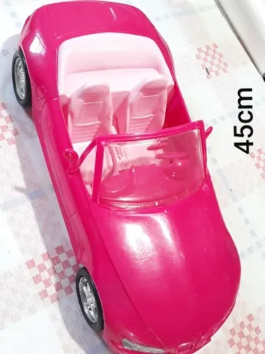 Carro conversível com 45cm para boneca Barbie marca Roma impecável 