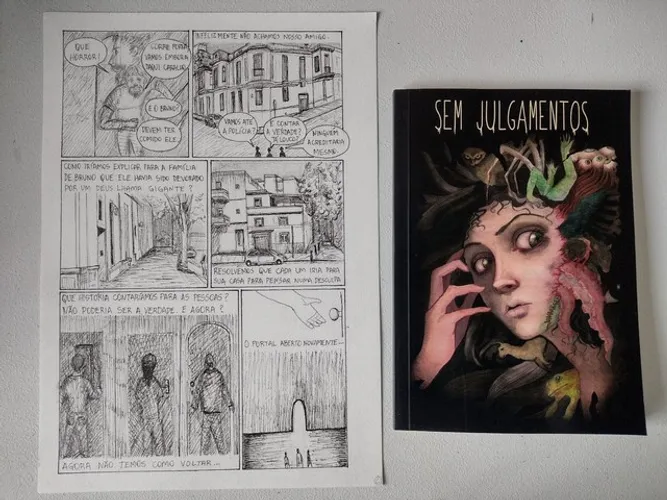 Combo página 6 original A4 mais HQ Sem Julgamentos