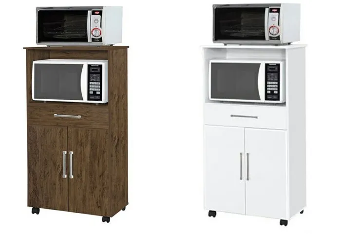 Balcão para Forno e Microondas 2 Portas Ipê **novo na caixa**