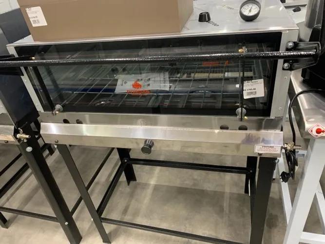 Forno pizza com pedra refratária